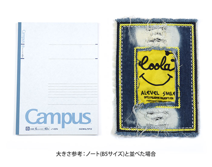 ビッグワッペン ダメージデニム 全4種類 ワッペン デニム デニム
