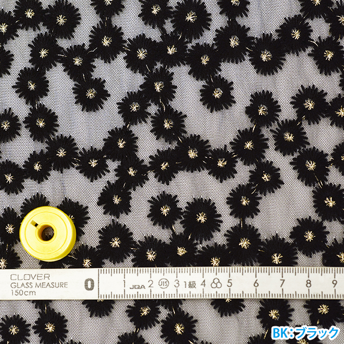 お花のデザインが美しい チュール生地の半袖 イブニングドレス d778d469f1fde50a821a45cd65b3ee