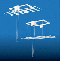 送料無料 NASTA/ナスタ 室内物干（手動式昇降タイプ）KS-DA250A : 窓