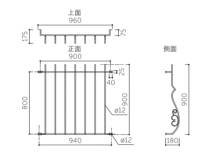 送料無料 アイアン アンティーク面格子 W900 おしゃれ DIY | 新築
