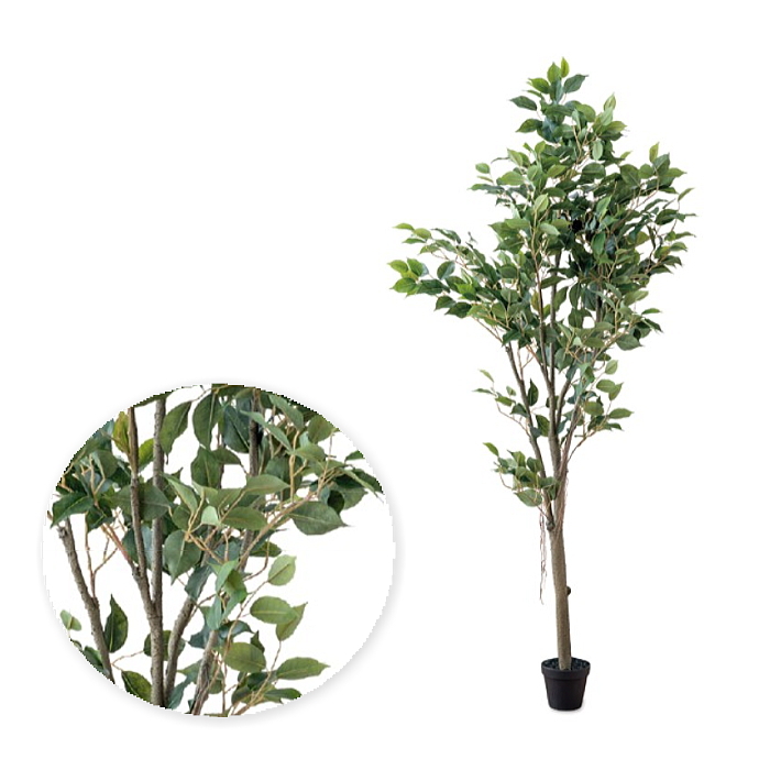 送料無料　フィカスツリー　観葉植物　フェイクグリーン 大型　H162cm 人工植物