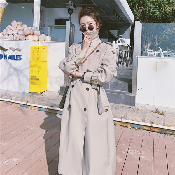 爆売中 トレンチコート レディース バルーン袖 チェスターコート ベルト付き オーバー ロング 大きいサイズ アウター 防風 通勤 ビジネス 26marvckfy07 中島ストアー 通販 Yahoo ショッピング