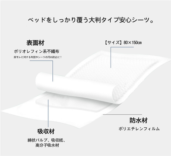 セール 介護用 安心シーツ 80×150cm 大判 10枚 吸水シーツ ベッドシーツ おねしょシーツ 使い捨て 使い捨てシーツ 尿モレペット 防水シーツ  汚れ防止 不織布 :26nov20ycxcd08:中島ストアー - 通販 - Yahoo!ショッピング