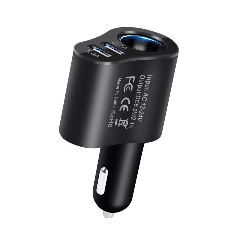 シガーソケット 増設 usb 3in1 充電器 電源ソケット 24v対応