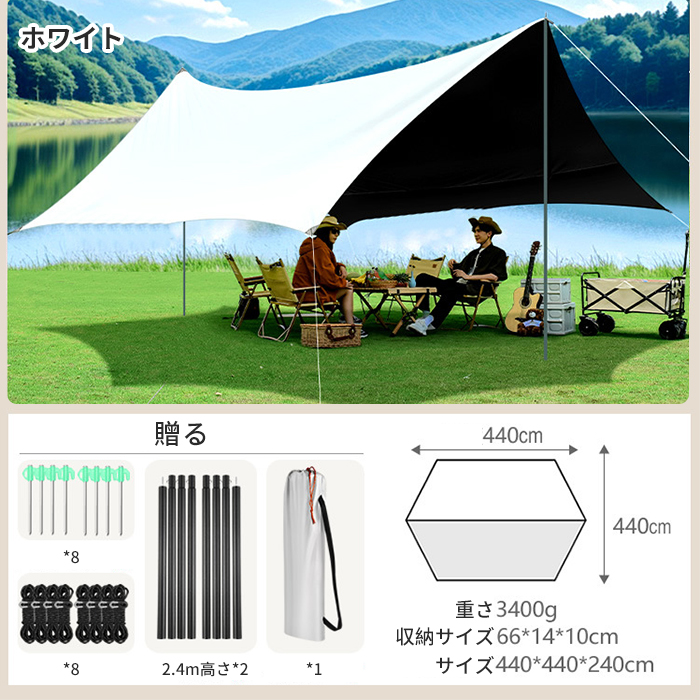 タープ タープテント レクタタープテント レクタタープ キャンプ用品