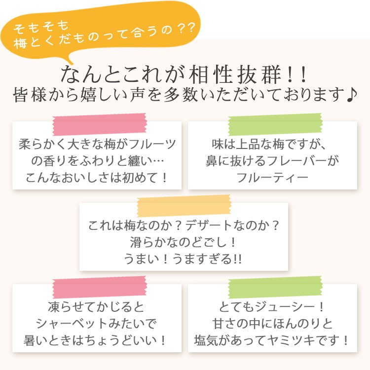 完売しました】梅干し フルーツ梅 梅damono もも 12粒入 うめだもの 個