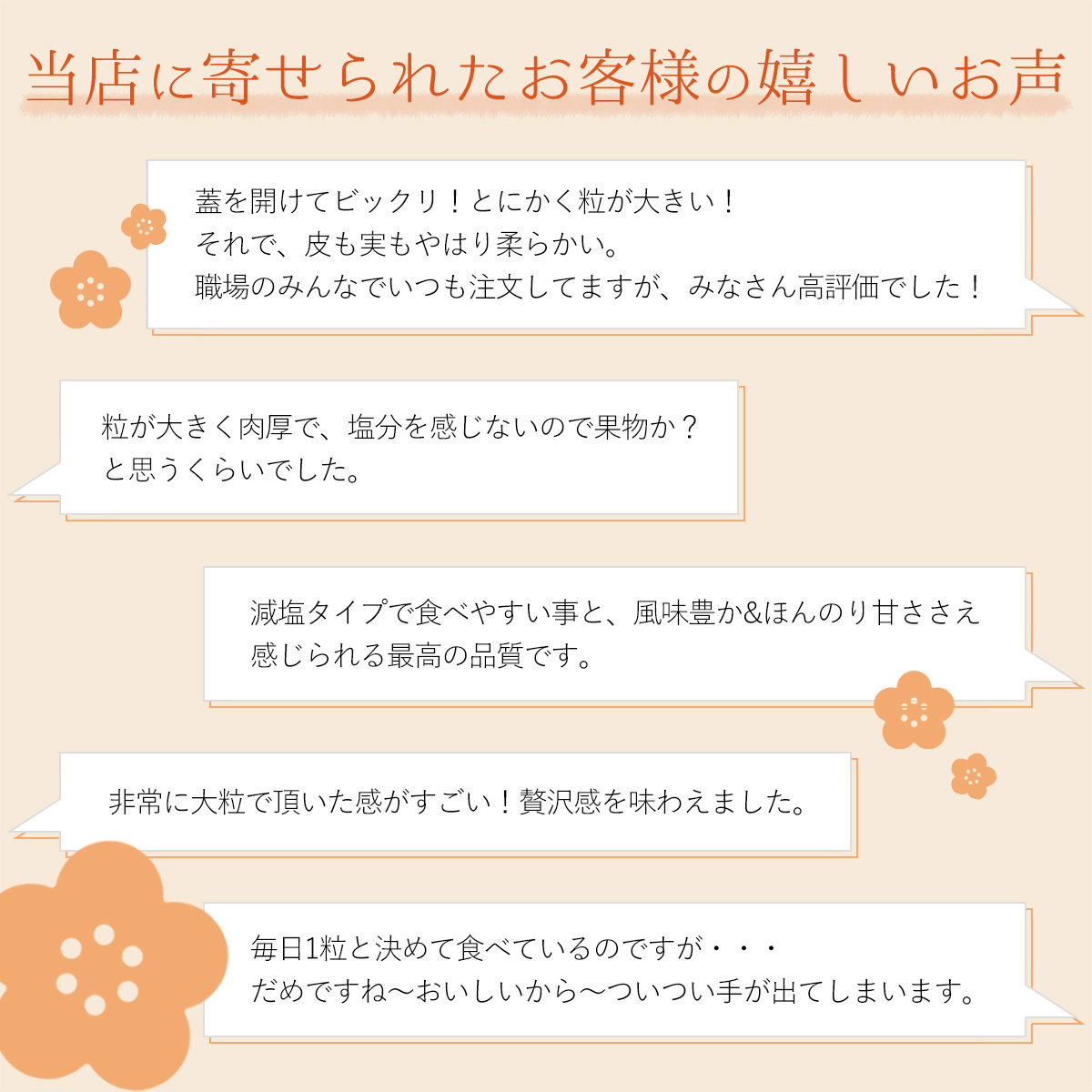 お客様の声