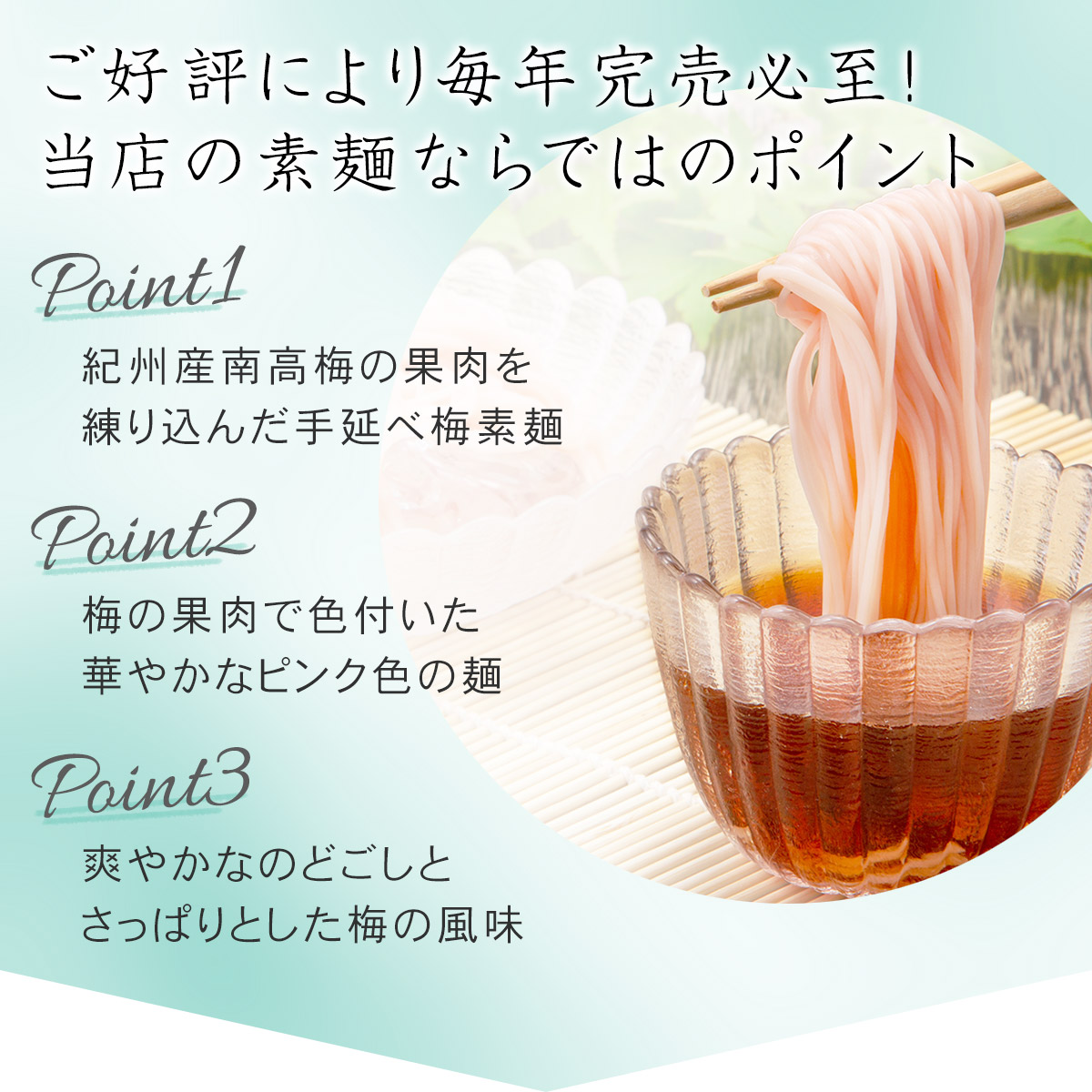 中田食品 【完売しました】梅そうめん 夏ギフト お中元 2026 贈答
