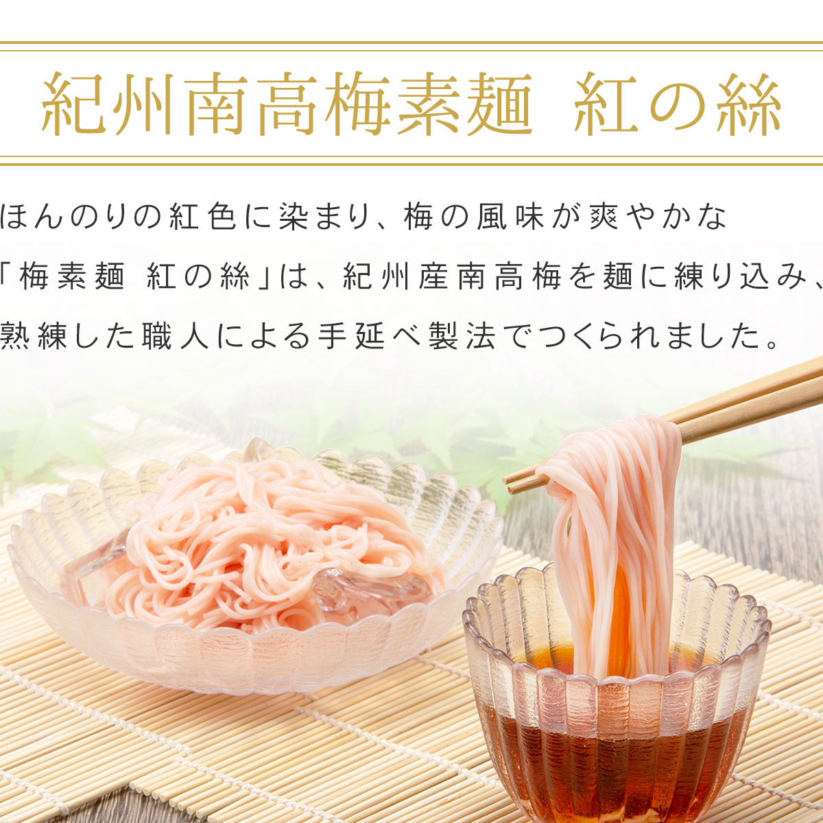 中田食品 梅そうめん 梅干し ギフト セット お中元 2026 贈答 紀州南高