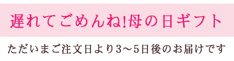 遅れてごめんね