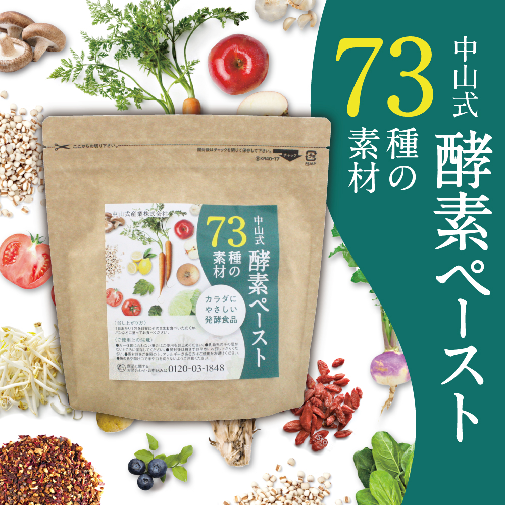 野菜や果物、野草を使った中山式酵素ペースト