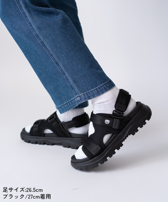 SHAKA CHILL OUT スポーツサンダル ブラック 26cm SHAKA / シャカ スポーツサンダル CHILL OUT EX メンズ レディース