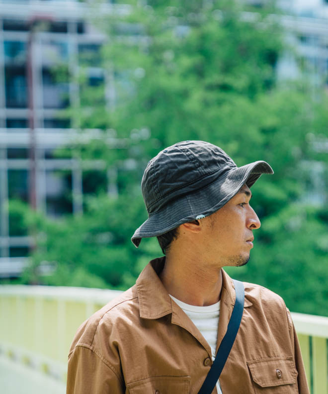 DECHO デコ― UTILITY 6PANEL HAT ユーティリティ6パネル ハット 日差し 