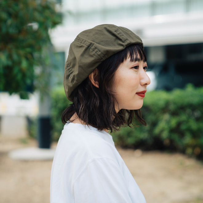【SaKaRIi】DECHO（デコー）/ レザーベレー DECHO デコー VENTILE BERET ベンタイルベレー帽 帽子 8パネル