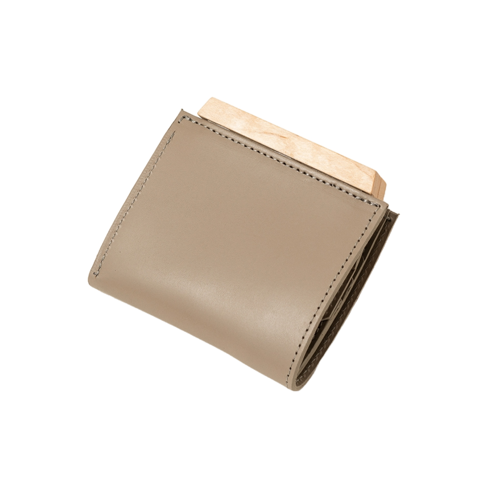 YURUKU ユルク Wood Plate Folder Half Wallet 2 ウッド プレート