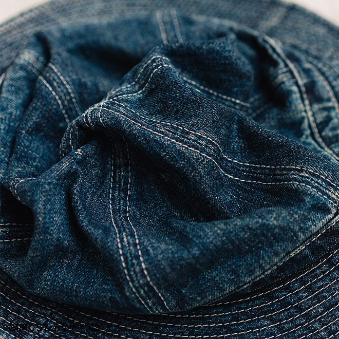 HIGHER SELVEDGE DENIM HAT ONE WASH 