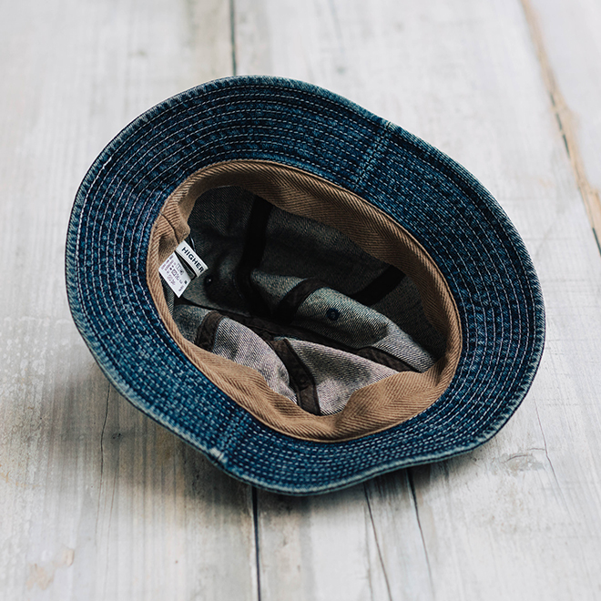 HIGHER SELVEDGE DENIM HAT ONE WASH 