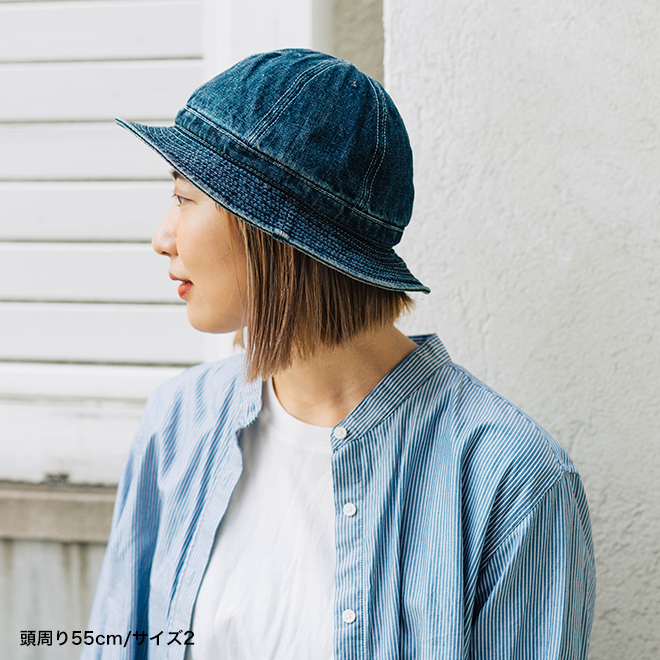 HIGHER SELVEDGE DENIM HAT ONE WASH 