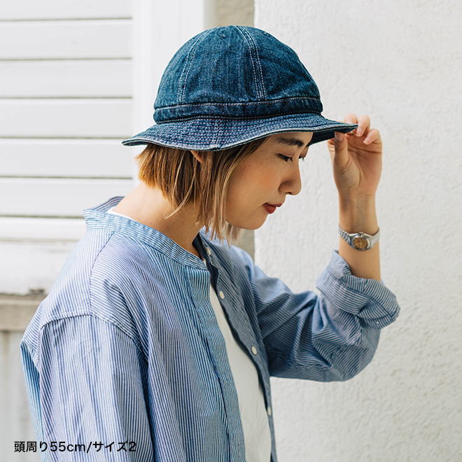 HIGHER SELVEDGE DENIM HAT ONE WASH 