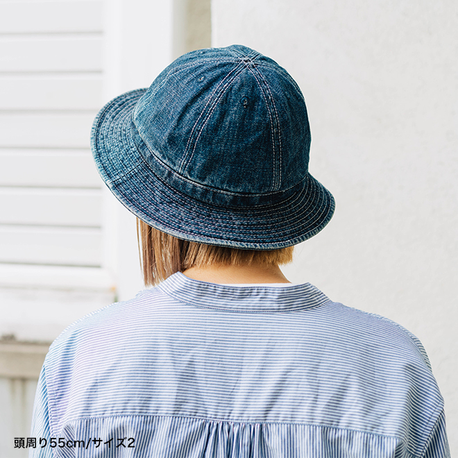 HIGHER SELVEDGE DENIM HAT ONE WASH 