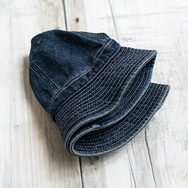 HIGHER SELVEDGE DENIM HAT ONE WASH 