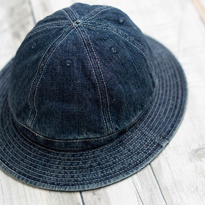 HIGHER SELVEDGE DENIM HAT ONE WASH 