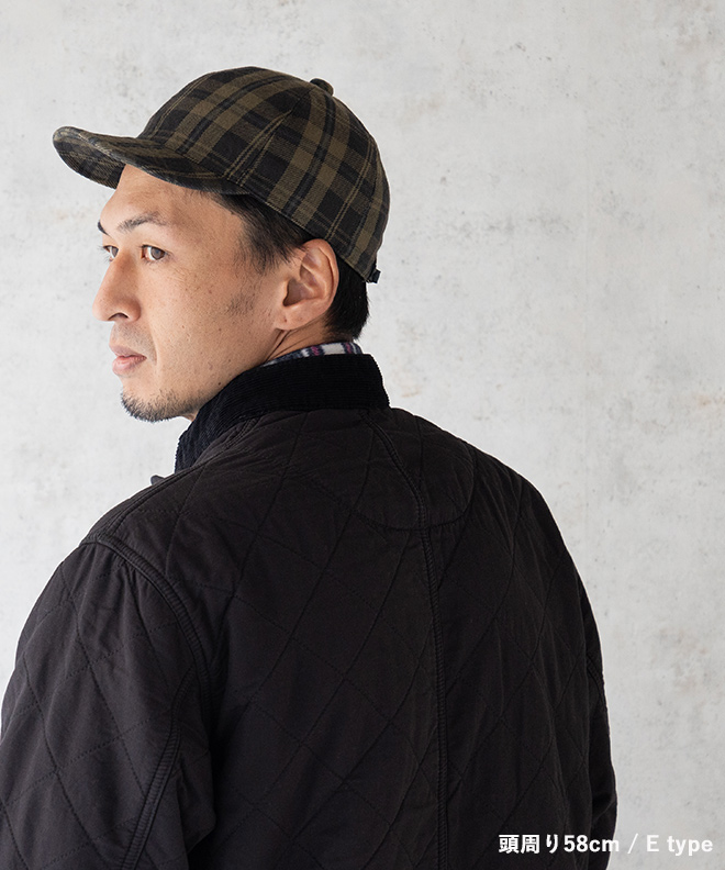 HIGHER ハイヤー HEAVY FLANNEL CHECK CAP フランネル チェック