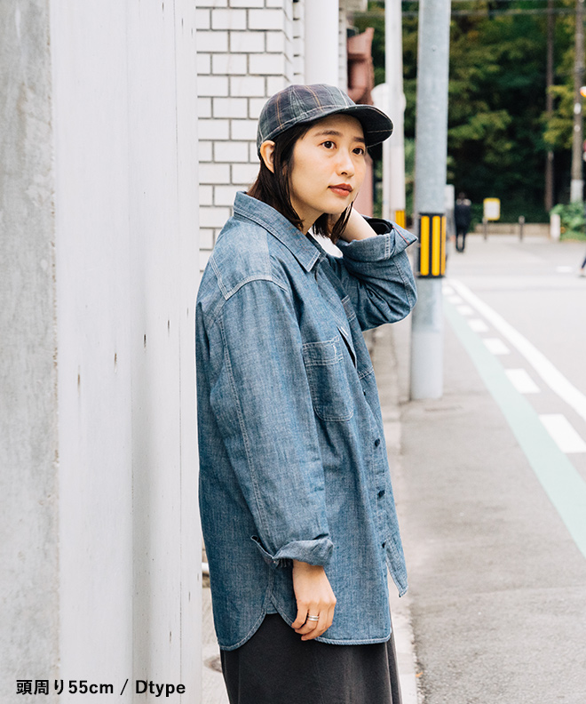 HIGHER ハイヤー HEAVY FLANNEL CHECK CAP フランネル チェック キャップ 帽子 メンズ レディース カジュアル 日本製 綿 コットン 軽い アウトドア