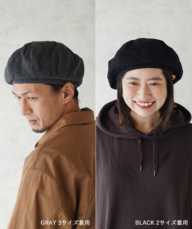 HIGHER ハイヤー C/W ARMY TWILL WIDE BERET ワイドベレー 帽子 大きい