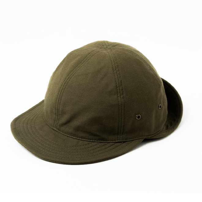 HIGHER ハイヤー C/Nバックサテン 2way CAP 帽子 シャーロックキャップ メンズ レ...