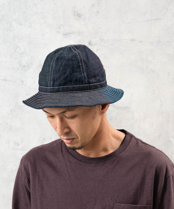 HIGHER（ハイヤー） DENIM MULTI PANEL HAT デニム マルチパネル