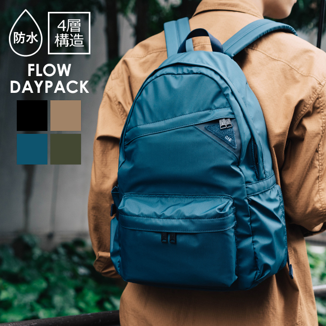 CIE シー FLOW DAYPACK リュック バックパック デイパック カバン 防水 撥水 日本製 A4 メンズ レディース タウンユース  プレゼント 30代 40代 50代 60代