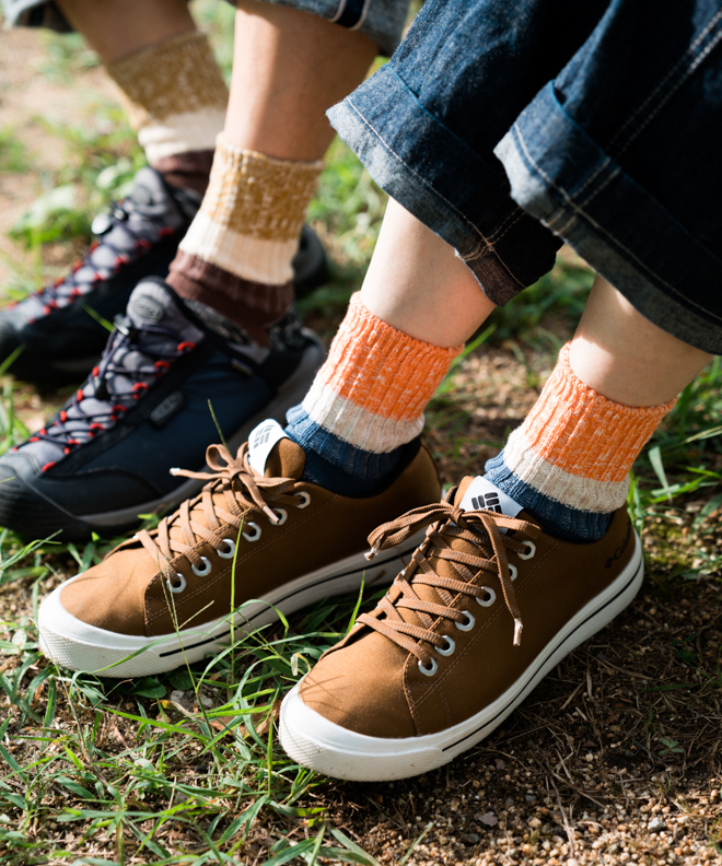 nakota BLEND SOCKS ナコタ 靴下 カラーソックス カラフル オリジナル アウトドア プレゼント ギフト メンズ レディース かわいい おしゃれ キャンプ 差し色 