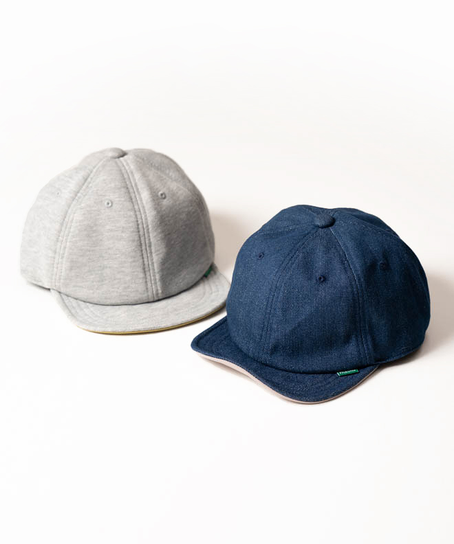 nakota BOLD ROUND CAP キャップ ベースボールキャップ 帽子 大きいサイズ ツバ短 無地 デニム シンプル カジュアル メンズ レディース