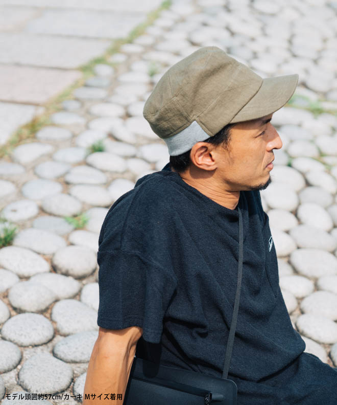 nakota ナコタ LINEN COOL RIB WORK CAP リネン クール リブ ワーク