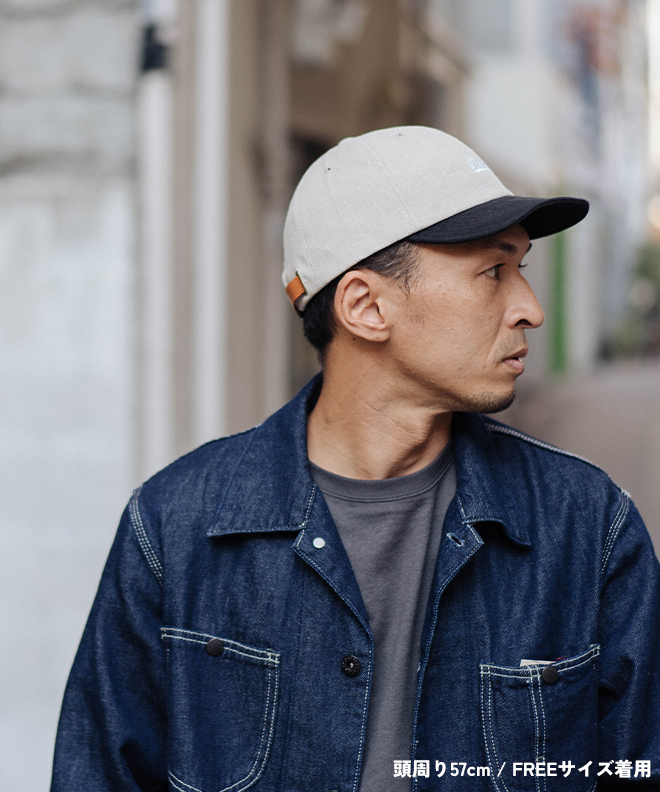 nakota ナコタ NATURAL 2TONE LOGO CAP 帽子 キャップ 大きいサイズ 大きめ メンズ レディース
