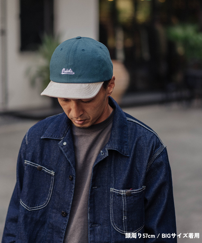 nakota ナコタ NATURAL 2TONE LOGO CAP 帽子 キャップ 大きいサイズ 大きめ メンズ レディース