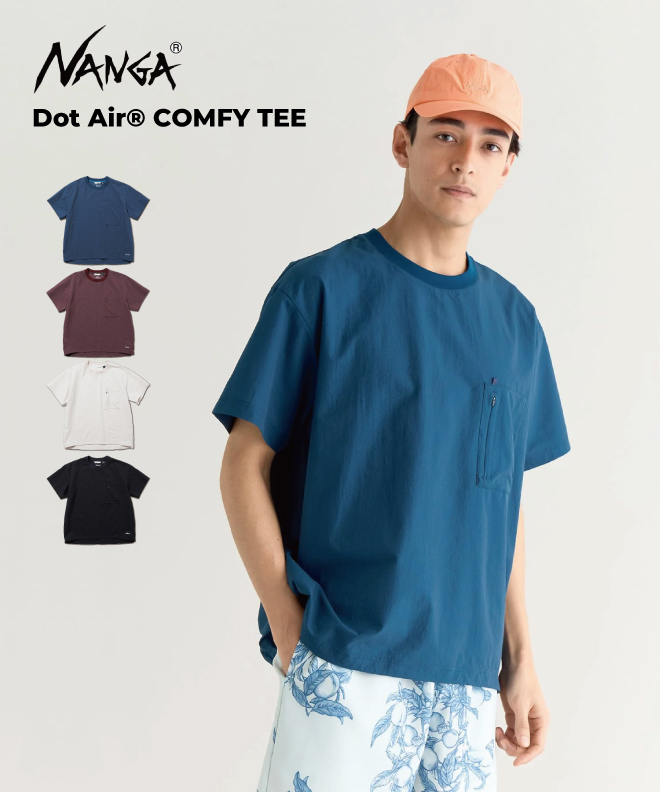 NANGA DotAir 半袖シャツ NANGA（ナンガ） DotAir COMFY TEES Tシャツ 半袖 レディース メンズ