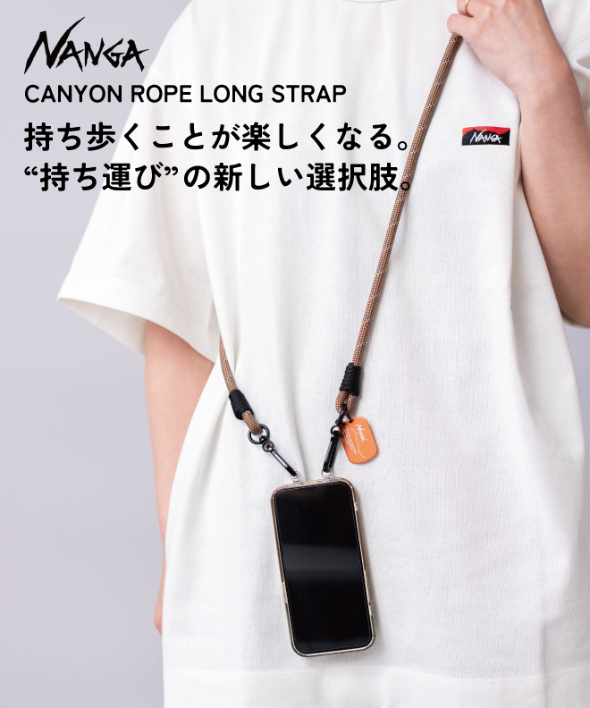 NANGA ナンガ CANYON ROPE LONG STRAP ストラップ ロープ メンズ
