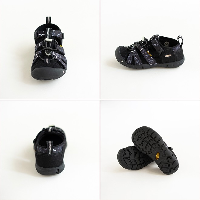 KEEN×THE PARK SHOP 20ss seacamp キーン ザパークショップ サンダル シューズ 靴 キッズ レディース 親子 子供 ペア  ブラック コラボ プレゼント 紫外線対策 :ps-tps-251:Nakota 通販 