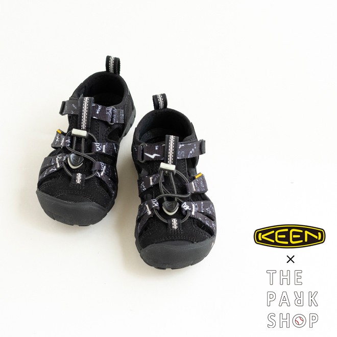 KEEN×THE PARK SHOP 20ss seacamp キーン ザパークショップ サンダル シューズ 靴 キッズ レディース 親子 子供 ペア  ブラック コラボ プレゼント 紫外線対策 :ps-tps-251:Nakota 通販 