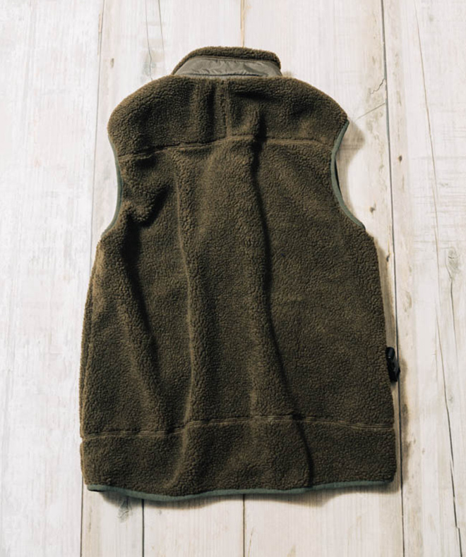 THE PARK SHOP ザパークショップ TREK BOY VEST ボア ベスト アウター メンズ レディース ウェストポーチ付き 防寒 保温 カジュアル アウトドア キャンプ 秋 冬