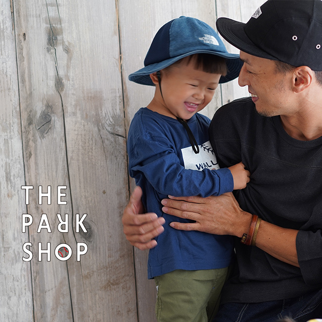 THE PARK SHOP × WALLA WALLA SPORT ザパークショップ ワラワラスポーツ SPORTSBOY ロングスリーブTシャツ 長袖 子供用 キッズ トップス コラボT ロゴ プリント カジュアル