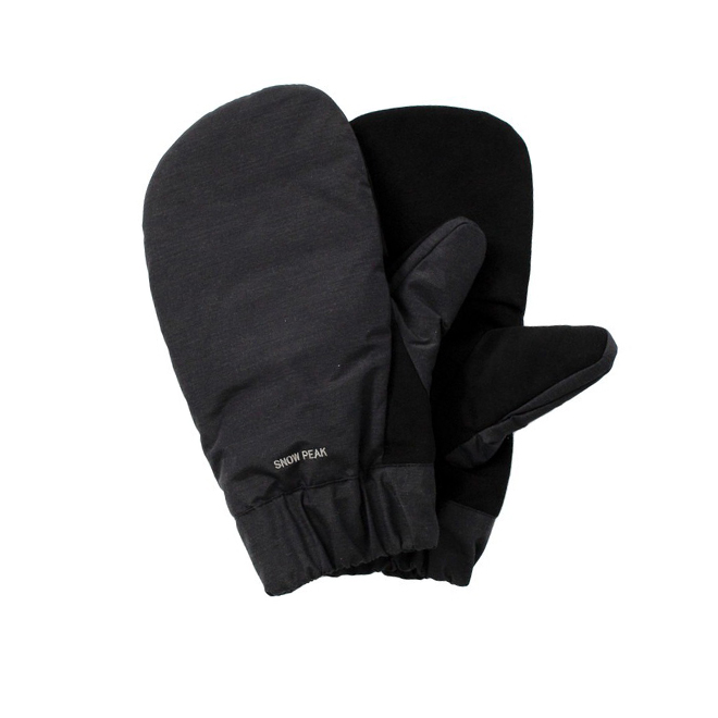 新品未使用 Peakスノーピーク FR Down Mittens 黒 M snow peak（スノーピーク） FR Down Mitten 手袋 ミトン 無地 メンズ