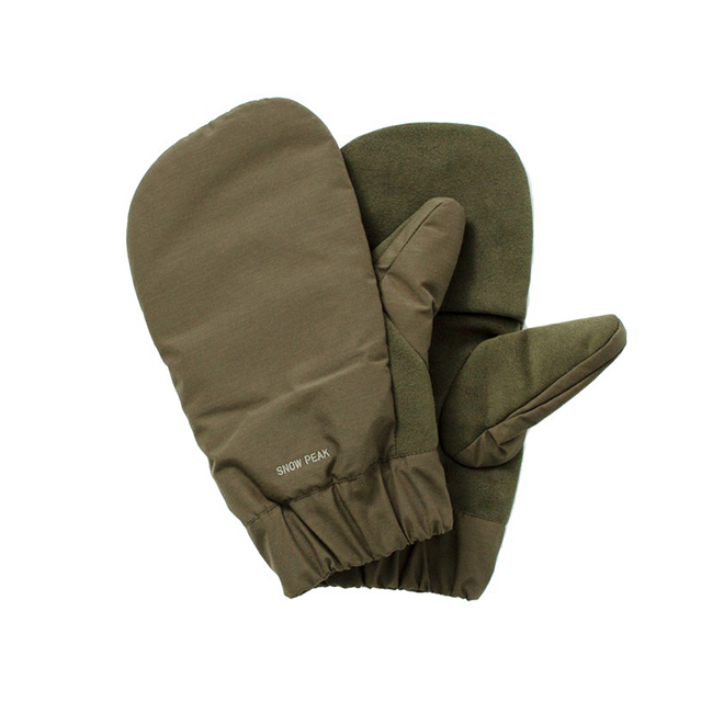 snow peak（スノーピーク） FR Down Mitten 手袋 ミトン 無地 メンズ
