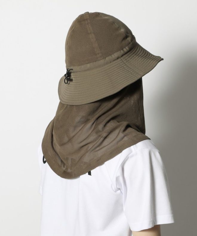 Snow Peak - キヌガサシェード　キャメル snow peak スノーピーク Insect Shield Hat インセクトシールド