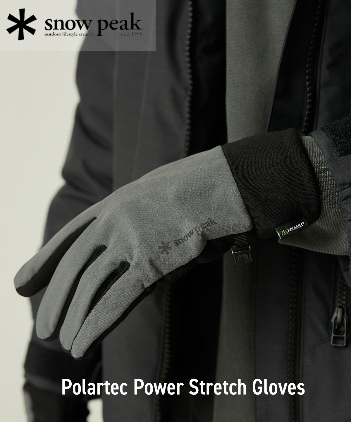 snow peak（スノーピーク） Polartec Power Stretch Gloves 手袋