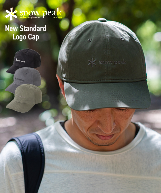 snow peak snowpeak スノーピーク New Standard Logo Cap ロゴ