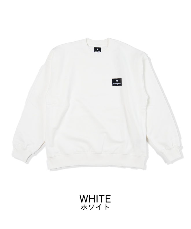 M新品 スノーピーク USA限定 スウェット シャツ ロゴ  Peak snow peak（スノーピーク） New Standard Square Logo Pullover 長袖