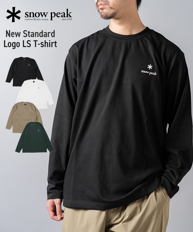 snow peak（スノーピーク） New Standard Logo L/S T-shirt 長袖 T